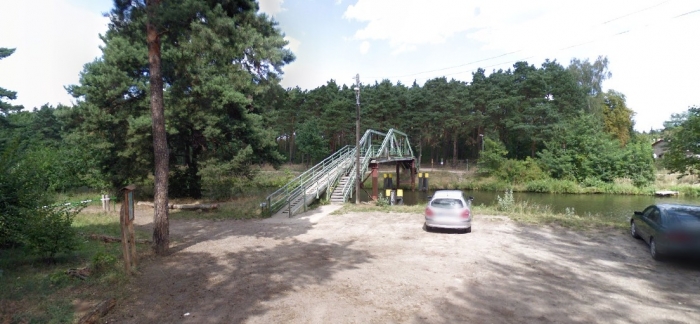 Oder-Spree-Kanal Fussgängerbrücke